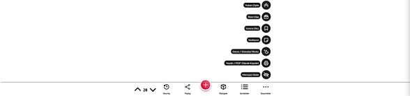 Önce "Seçenekler" yazan yere (üstünde üç nokta var), daha sonra "Yazdır / PDF Olarak Kaydet" yazan yere (yanında yazıcı ikonu var) tıklayın.