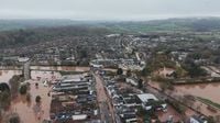 Monmouth businesses left underwater as River Monnow bursts its banks  | ITV News