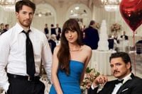 Pedro Pascal and Chris Evans Vie for Dakota Johnson’s Heart in ‘Materialists’ Trailer