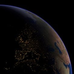 Europe at Night