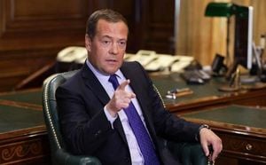 Russia's Medvedev Slams Trump's Claims About WWII Contributions