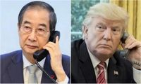 Trump hints at folding defense costs into tariff negotiations after call with Korea’s acting president