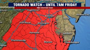 West Virginia Under Tornado Watch As Severe Storms Loom