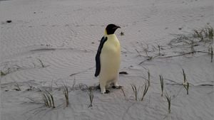 Emperor Penguin Makes Historic Journey To Australia