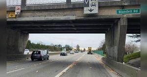 Truck Carrying Prefabricated Home Hits Overpass In Metro Vancouver