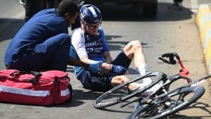 Chris Froome Breaks Collarbone At UAE Tour 2025