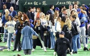 Dodgers Wives Capture Special Moment After Tokyo Opening Game