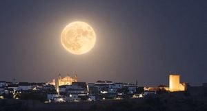 Celestial Trifecta Lights Up Night Sky With Lunar Magic