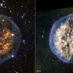 Webb Teleskobu’ndan Kafatası Bulutsusu