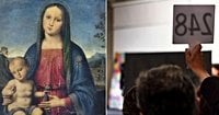 15th-century Renaissance painting found in garage fetches nearly $900k