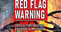Moore County Under Red Flag Warning