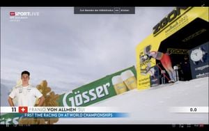 Franjo Von Allmen Wins Men’s Downhill At Crans-Montana