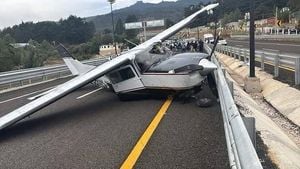 Cessna Aircraft Crashes On New Highway Before Inauguration