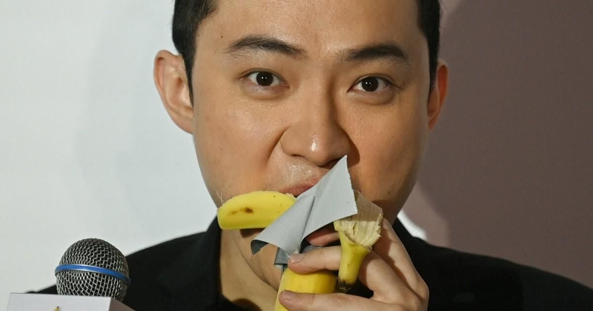 Justin Sun Eats $6.2 Million Banana And Plans To Buy 100,000 More - The ...