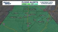 Flood Watch Issued Ahead of Heavy Rainfall