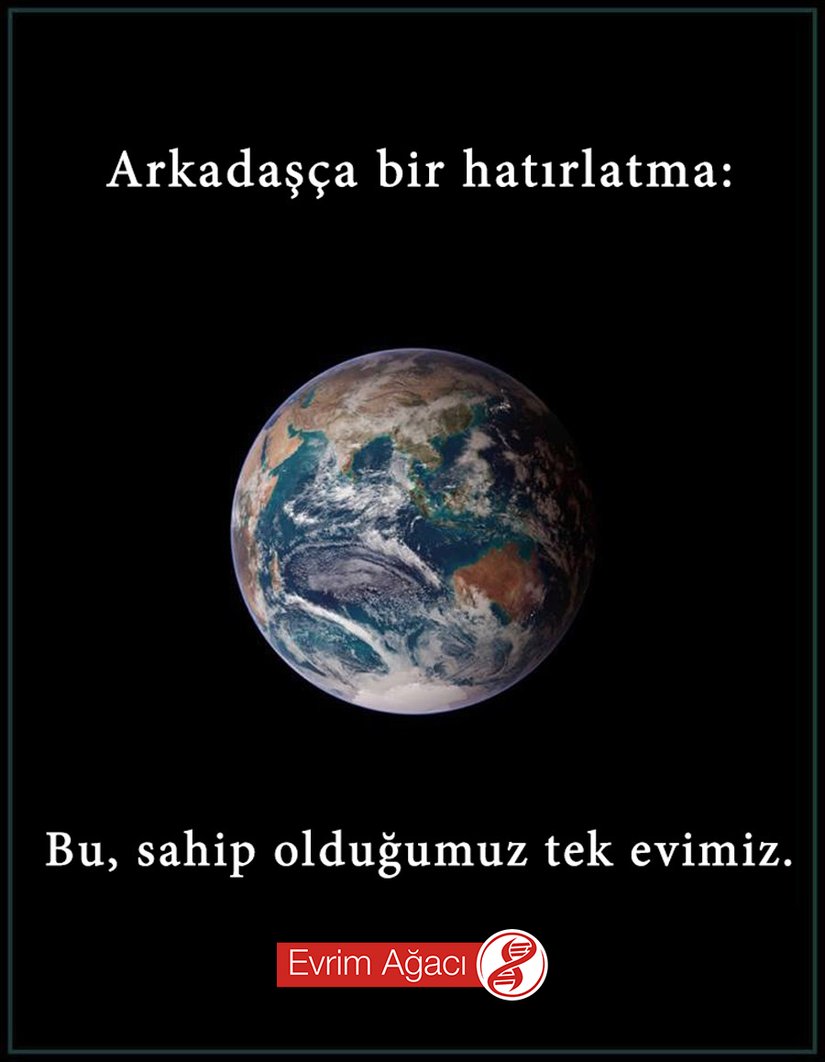 "Bana kalırsa bunu bilmek, birbirimize daha nazikçe davranmamızın ve sahip olduğumuz tek evi, soluk mavi noktayı koruyup geliştirmemizin önemini vurguluyor." Carl Sagan