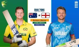 Australia And England Clash At Champions Trophy 2025