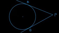 Uzayda Herhangi Bir Noktadan Çembere Çizilen Teğetler; Gerçek Konum