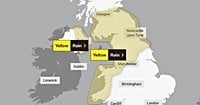 Edinburgh and Lothians braced for heavy rain as Met Office issues yellow warning