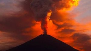 Bali Flights Disrupted As Volcano Erupts