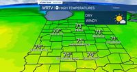 Warm and windy Tuesday; storms to watch Wednesday