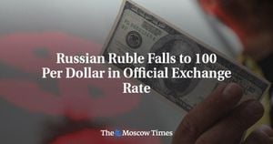 Russian Ruble Strengthens Against Dollar To Historic Lows