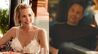 Leslie Bibb Explains Partner Sam Rockwell’s Surprise ‘White Lotus’ Casting: “It Was Very Last Minute”