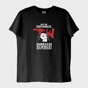 "Bilim Boyun Eğmez!": Embrace Science Act In Defiance T-Shirt