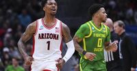 Caleb Love leads Arizona past Oregon 87-83 to set up a showdown with Duke in March Madness
