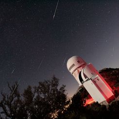 Geminids over Kitt Peak