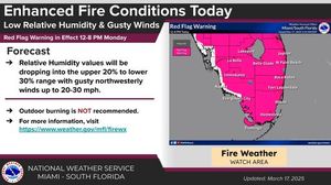 Critical Fire Weather And Winter Storm Warnings Across U.S.