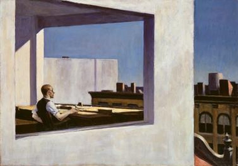 Office_in_a_Small_City. By Edward Hopper
