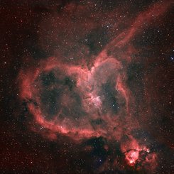 Light from the Heart Nebula