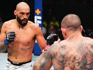 Bruno Silva Stretchered Out After Barriault Knockout