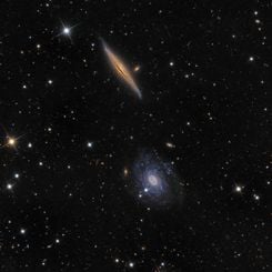 NGC 5965 and NGC 5963 in Draco