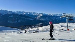 Swiss Sweep Podium At Crans Montana World Cup Skiing