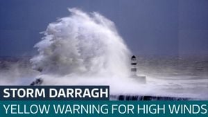 Storm Darragh Causes Widespread Devastation Across The UK