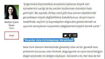 Evrim Ağacı'ndan Cümleler ve Paragraflar Paylaşmak Artık Çok Kolay!
