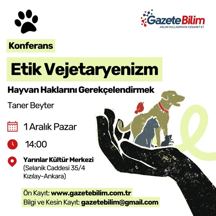 Etik Vejetaryenizm: Hayvan Haklarını Gerekçelendirmek