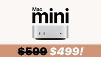 Apple M4 Mac Mini on Sale for $499 [Lowest Price Ever]