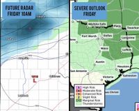 Severe storms, snow possible in Texas this week. Here’s where.