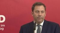 Lars Klingbeil, SPD, zum zweiten Durchgang der Kanzlerwahl