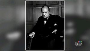 Churchill Portrait Returns To Ottawa Hotel After Being Stolen