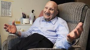 Southend Rallies To Celebrate Dougie Shelley's 100th Birthday