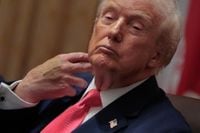 New health rumors erupt after Trump spotted with fresh bandages on hand