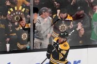 Alex Tuch scores late in OT to lift the Sabres over the Bruins 3-2