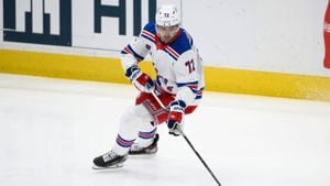 Chytil Exits Game After Scary Hit From Dickinson