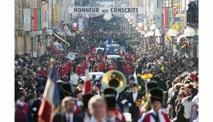 Generations Unite For Villefranche-Sur-Saône's 2025 Conscription Celebrations