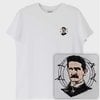 Nikola Tesla T-Shirt (Nakış, %100 Pamuk)