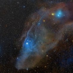 IC 4592: A Blue Horsehead
